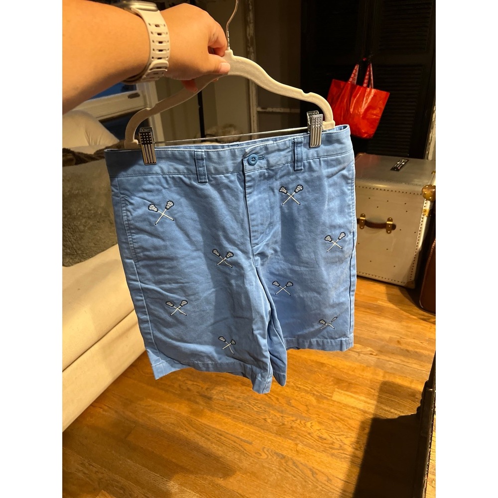 Vineyard Vines boys club‎ short size 14 Lacrosse blue